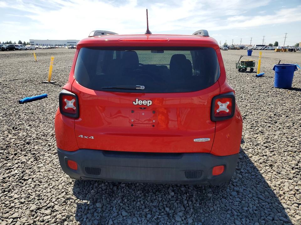 2015 Jeep Renegade VIN ZACCJBBT7FPB92372 COPART salvage auction — FRONT END, Wa - Bill Of Sale, sold $1,450 on 2026-08-05 (photo 6)