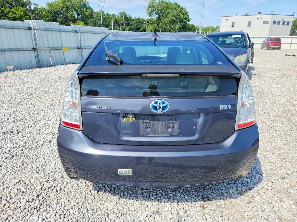 2011 Toyota Prius VIN JTDKN3DU6B1428967 COPART salvage auction — REAR END, Pa - Cert Of Title, sold $100 on 2026-07-28 (photo 6)