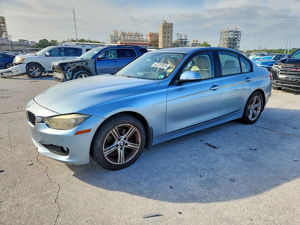 2014 BMW 3er VIN WBA3D3C5XEK156338 COPART salvage auction — WATER/FLOOD, La - Cert Of Title-Salvage Flood, sold $325 on 2026-08-05 (photo 1)