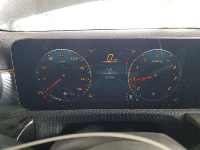 2020 Mercedes-benz A-klasse VIN WDD3G4EB4LW039451 COPART salvage auction — REAR END, Ca - Salvage Certificate, sold $7,400 on 2026-07-16 (photo 9)