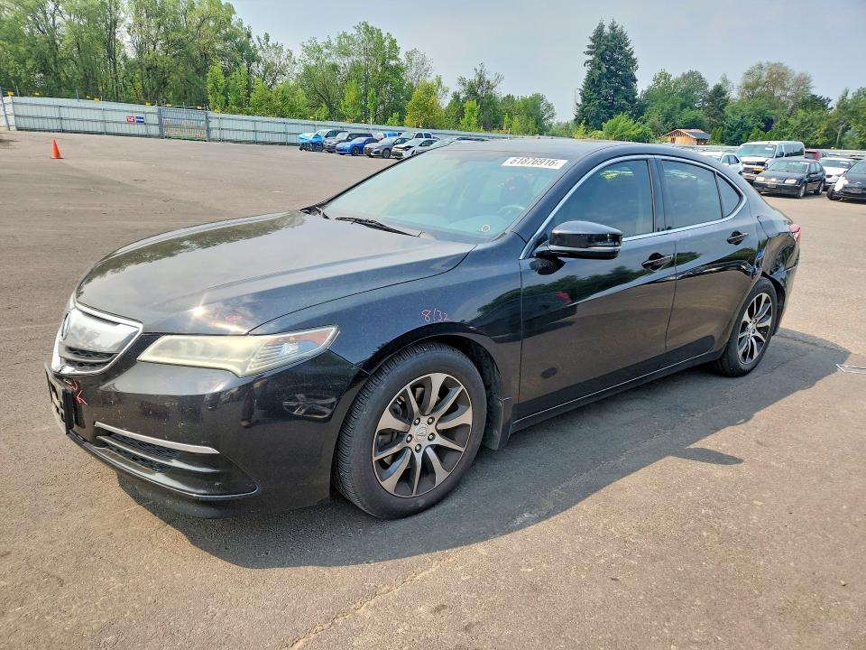2015 Acura Tlx VIN 19UUB1F39FA008413 COPART salvage auction — REAR END, Or - Salvage Title Certificate, sold $3,300 on 2026-08-26 (photo 1)