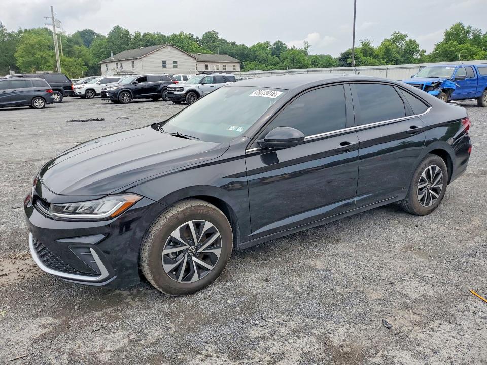 2025 Volkswagen Jetta VIN 3VW5X7BU1SM033788 — COPART salvage auction photo