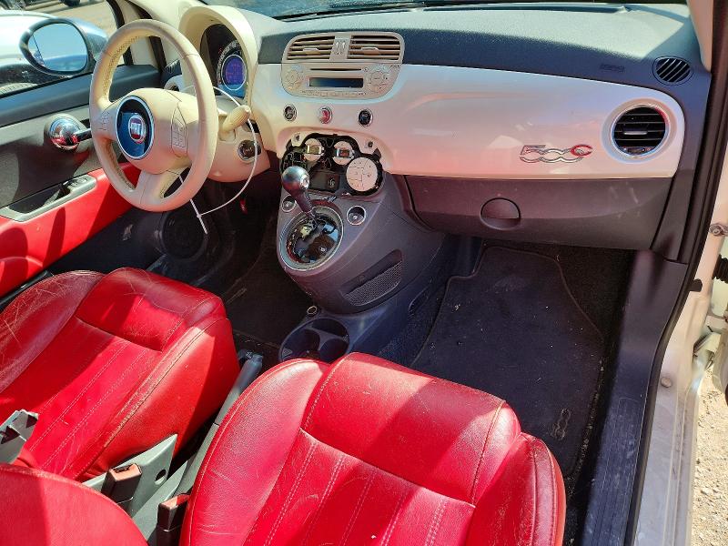 2012 Fiat 500 VIN 3C3CFFER9CT378478 COPART salvage auction — FRONT END, On - Permit Salvage, sold $200 on 2026-08-18 (photo 8)