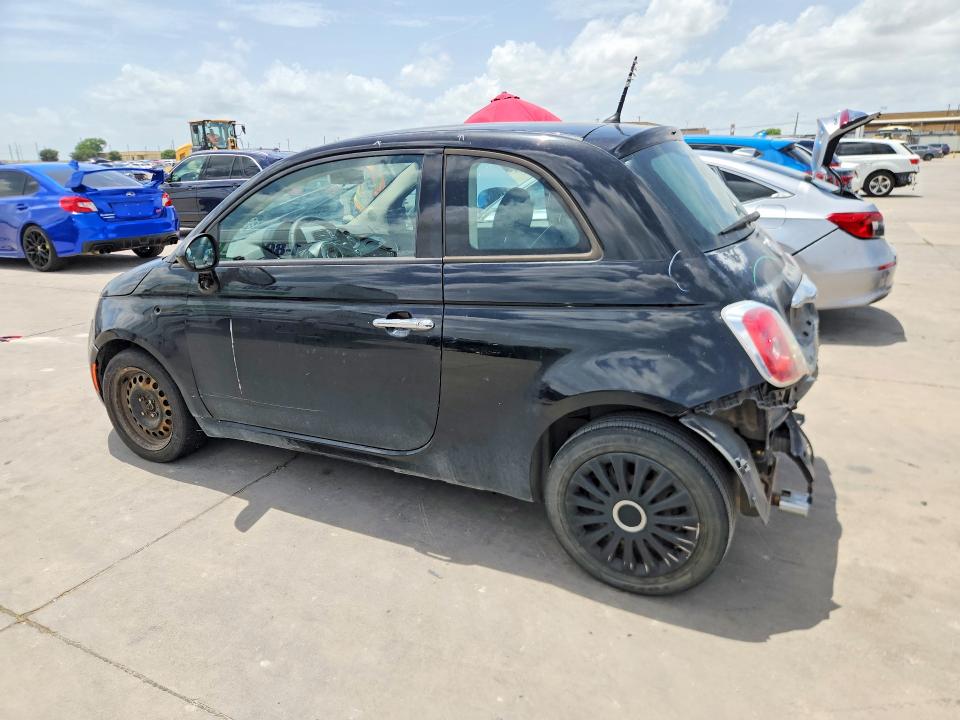 2013 Fiat 500 VIN 3C3CFFAR9DT751932 COPART salvage auction — REAR END, TX - SALVAGE VEHICLE TITLE, sold $150 on 2026-09-16 (photo 2)