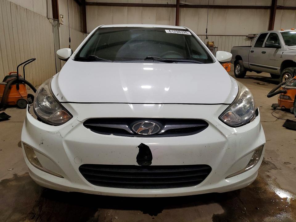 2012 Hyundai Accent VIN KMHCU5AEXCU037364 COPART salvage auction — FRONT END, Pa - Certificate Of Salvage, sold $400 on 2026-07-28 (photo 5)