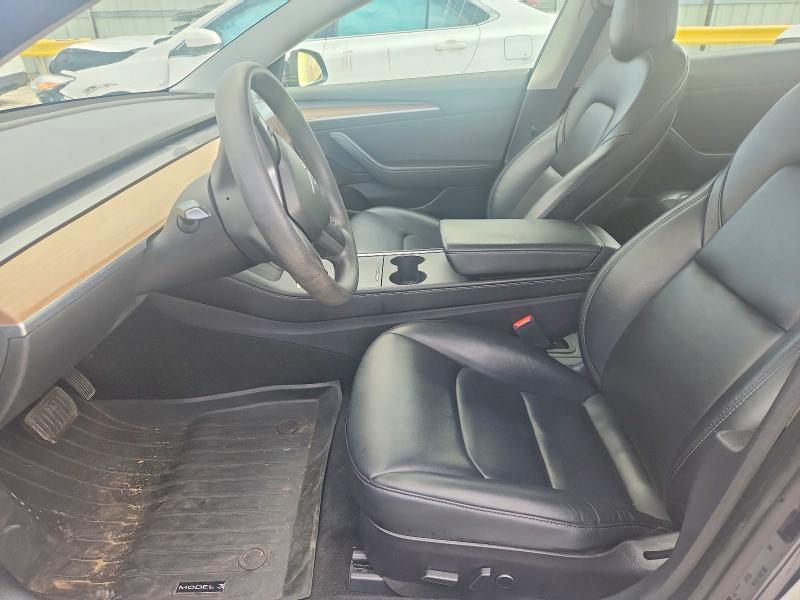 2021 Tesla Model 3 VIN 5YJ3E1EA5MF093398 COPART salvage auction — FRONT END, TX - SALVAGE VEHICLE TITLE, sold $6,200 on 2026-08-31 (photo 7)