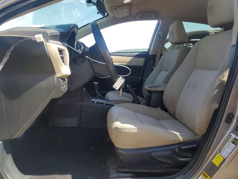 2014 Toyota Corolla VIN 5YFBURHE6EP123980 COPART salvage auction — FRONT END, CA - SALVAGE CERTIFICATE, sold $2,300 on 2026-07-23 (photo 7)