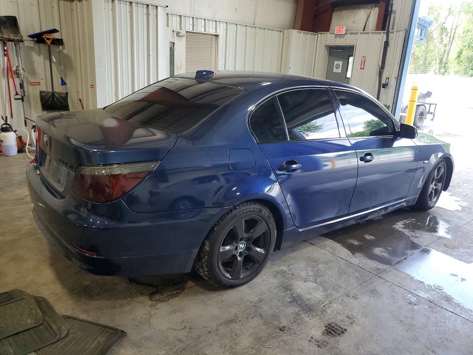 2008 BMW 5 series VIN WBANV93558CZ67844 COPART salvage auction — FRONT END, NY - MV-907A SALVAGE CERTIFICATE, sold $450 on 2026-07-15 (photo 3)