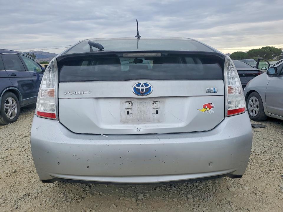 2010 Toyota Prius VIN JTDKN3DU1A1019466 COPART salvage auction — VANDALISM, Ca - Salvage Certificate, sold $700 on 2026-07-28 (photo 6)