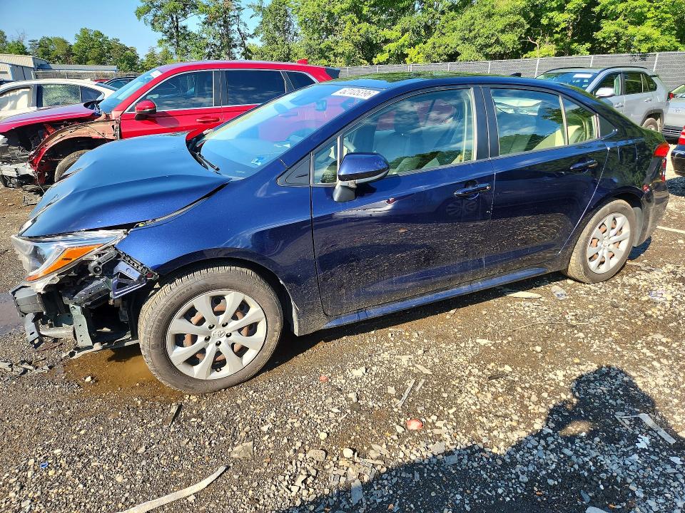 2020 Toyota Corolla VIN JTDEPRAE2LJ064605 COPART salvage auction — FRONT END, Md - Cert Of Salvage > 75% Damage, sold $300 on 2026-07-28 (photo 1)