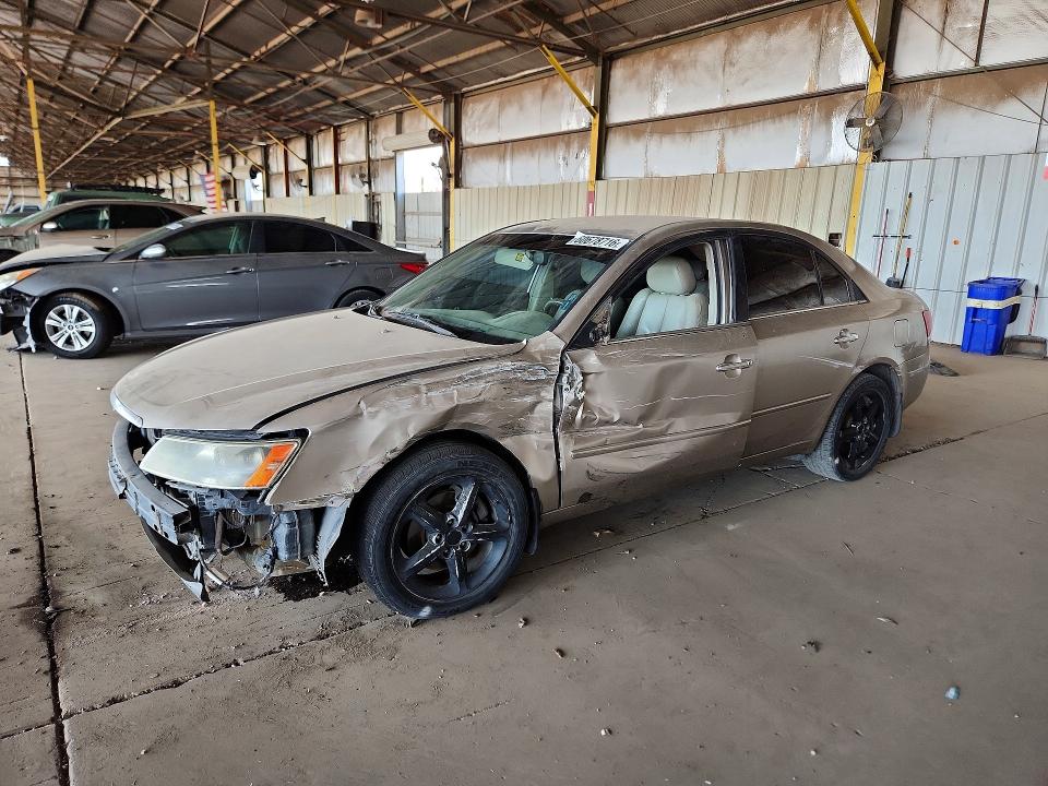 2006 Hyundai Sonata VIN 5NPEU46F26H005323 COPART salvage auction — FRONT END, Az - Cert Of Title - Salvage, sold $250 on 2026-07-20 (photo 1)