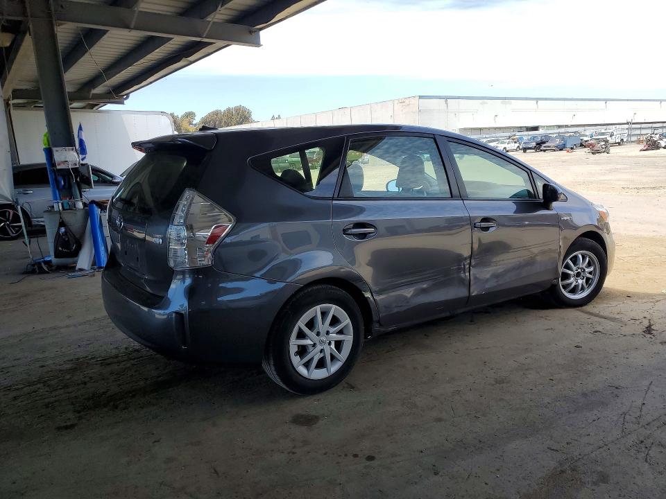 2014 Toyota Prius v VIN JTDZN3EU3E3309697 COPART salvage auction — SIDE, Ca - Salvage Certificate, sold $2,200 on 2026-07-28 (photo 3)