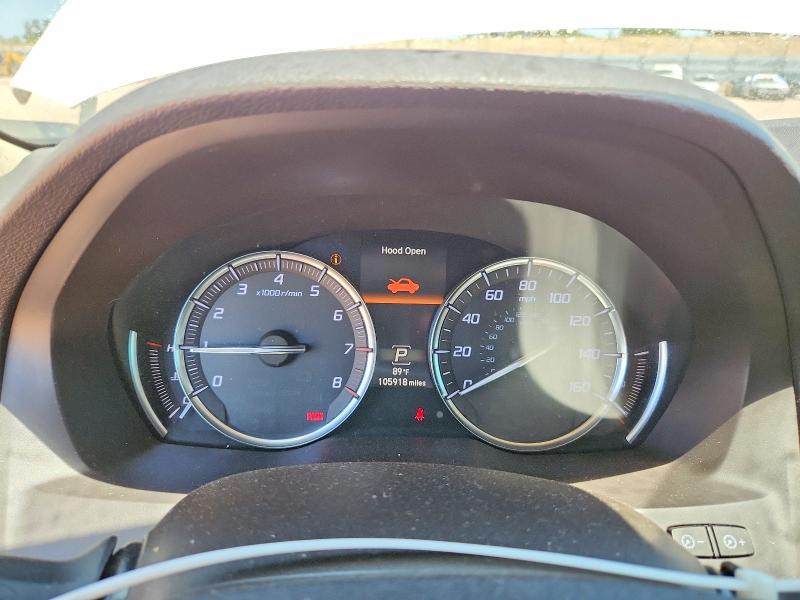 2018 Acura Mdx VIN 5J8YD4H30JL013605 COPART salvage auction — HAIL, Co - Certificate Of Title, sold $10,700 on 2026-09-04 (photo 9)