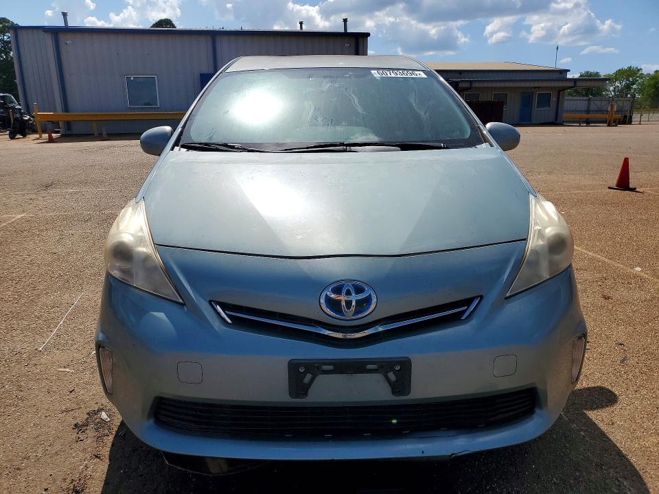 2014 Toyota Prius v VIN JTDZN3EU2E3329875 COPART salvage auction — MECHANICAL, TX - CERTIFICATE OF TITLE, sold $1,550 on 2026-07-20 (photo 5)
