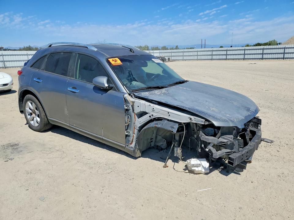 2004 Infiniti Fx35 VIN JNRAS08W64X224541 COPART salvage auction — FRONT END, Ca - Acq Bos - Post Sale - Salvage, sold $50 on 2026-07-31 (photo 4)