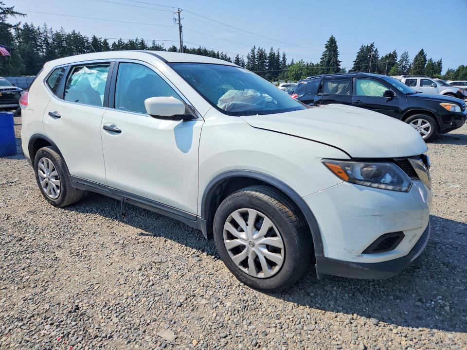 2016 Nissan Rogue VIN KNMAT2MV9GP594098 COPART salvage auction — FRONT END, Wa - Bill Of Sale, sold $850 on 2026-07-31 (photo 4)