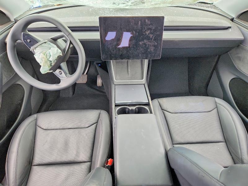 2026 Tesla Model y VIN 7SAYGDEE1TF325808 COPART salvage auction — FRONT END, CT - CERT OF TITLE-SALVAGE, sold $1,100 on 2026-07-28 (photo 8)