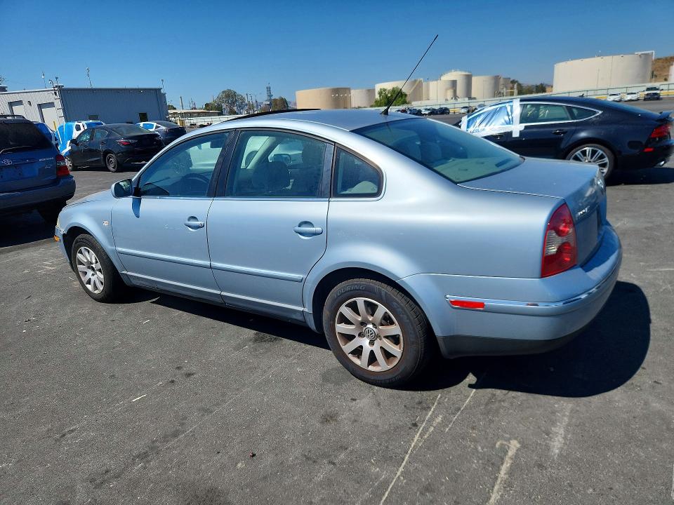 2003 Volkswagen Passat VIN WVWPD63B13P398026 COPART salvage auction — FRONT END, CA - SALVAGE CERTIFICATE, sold $175 on 2026-08-10 (photo 2)