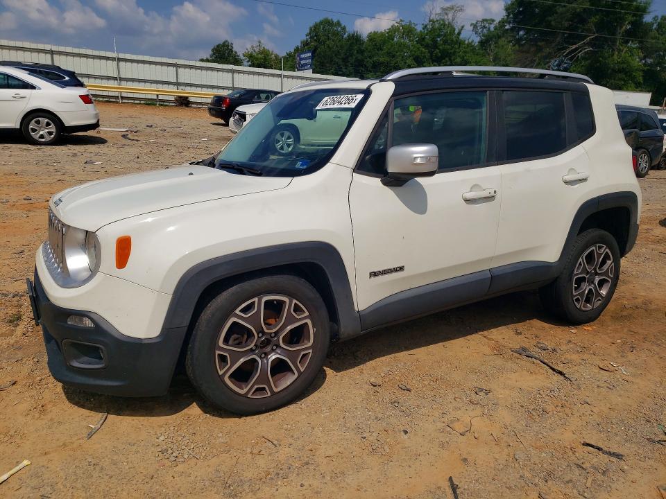 2016 Jeep Renegade VIN ZACCJBDT6GPC58408 COPART salvage auction — FRONT END, Va - Certificate Of Title, sold $200 on 2026-08-07 (photo 1)