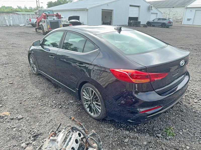 2018 Hyundai Elantra VIN KMHD04LB1JU684892 COPART salvage auction — MECHANICAL, Oh - Certificate Of Title (P), sold $1,450 on 2026-07-16 (photo 3)