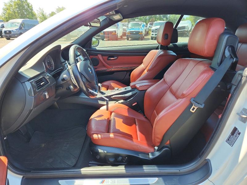 2013 BMW M3 VIN WBSDX9C55DE785691 COPART salvage auction — UNDERCARRIAGE, Or - Salvage Title Certificate, sold $12,600 on 2026-08-17 (photo 7)
