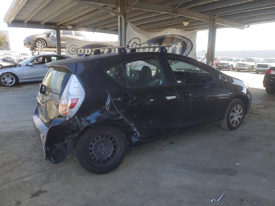2014 Toyota VIN JTDKDTB35E1560569 COPART salvage auction — REAR END, Ca - Salvage Certificate, sold $1,100 on 2026-07-16 (photo 3)