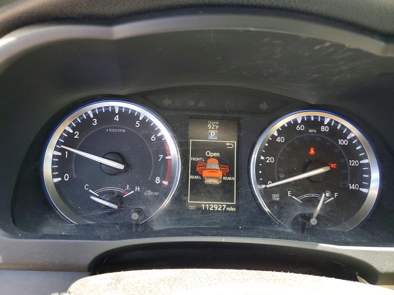 2016 Toyota Highlander VIN 5TDJKRFH2GS267258 COPART salvage auction — FRONT END, Co - Salvage Title, sold $8,500 on 2026-07-30 (photo 9)
