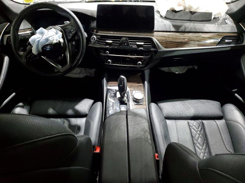 2021 BMW 5er VIN WBA13BJ06MWX27634 COPART salvage auction — FRONT END, Ny - Mv-907A Salvage Certificate, sold $7,300 on 2026-08-17 (photo 8)