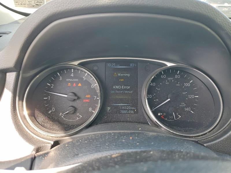 2016 Nissan Rogue VIN KNMAT2MVXGP712479 COPART salvage auction — FRONT END, Pa - Certificate Of Salvage, sold $1,750 on 2026-07-17 (photo 9)