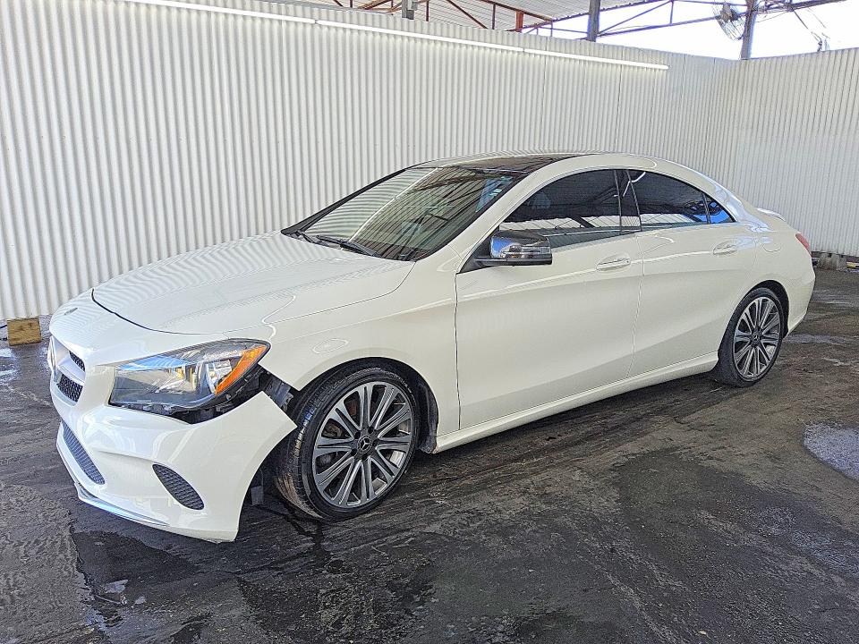 2018 Mercedes-benz Cla-class VIN WDDSJ4EB2JN590526 COPART salvage auction — MECHANICAL, FL - CERTIFICATE OF TITLE, sold $1,500 on 2026-08-04 (photo 1)