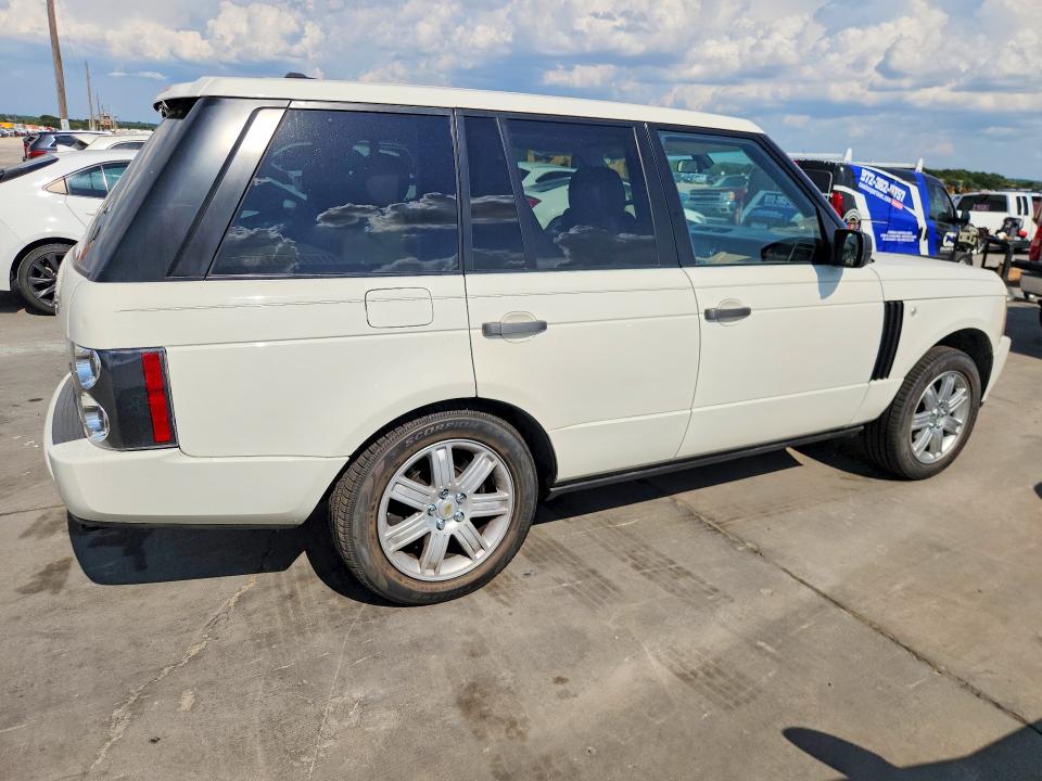 2007 Land rover RANGE ROVER VIN SALMF15437A242456 COPART salvage auction — NORMAL WEAR, TX - CERTIFICATE OF TITLE, sold $775 on 2026-07-15 (photo 3)