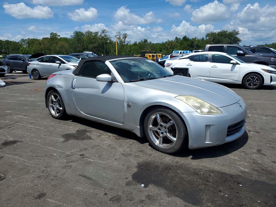 2006 Nissan 350z VIN JN1AZ36A66M453104 COPART salvage auction — SIDE, Fl - Certificate Of Title, sold $1,150 on 2026-07-15 (photo 4)