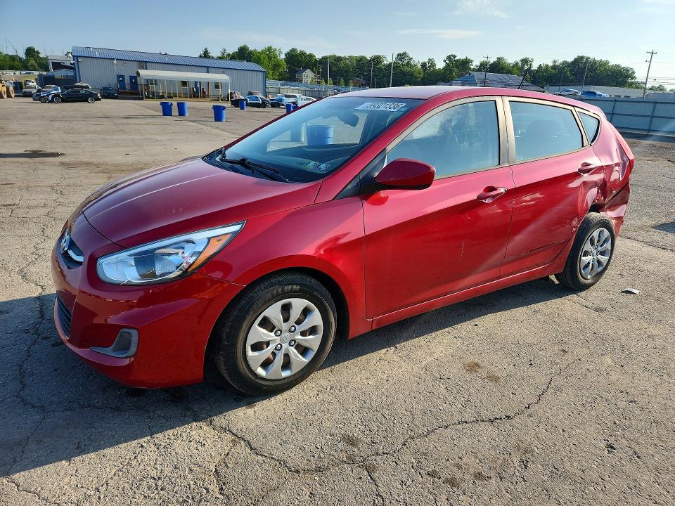 2017 Hyundai Accent VIN KMHCT5AEXHU324021 COPART salvage auction — SIDE, Pa - Certificate Of Salvage, sold $1,750 on 2026-07-10 (photo 1)