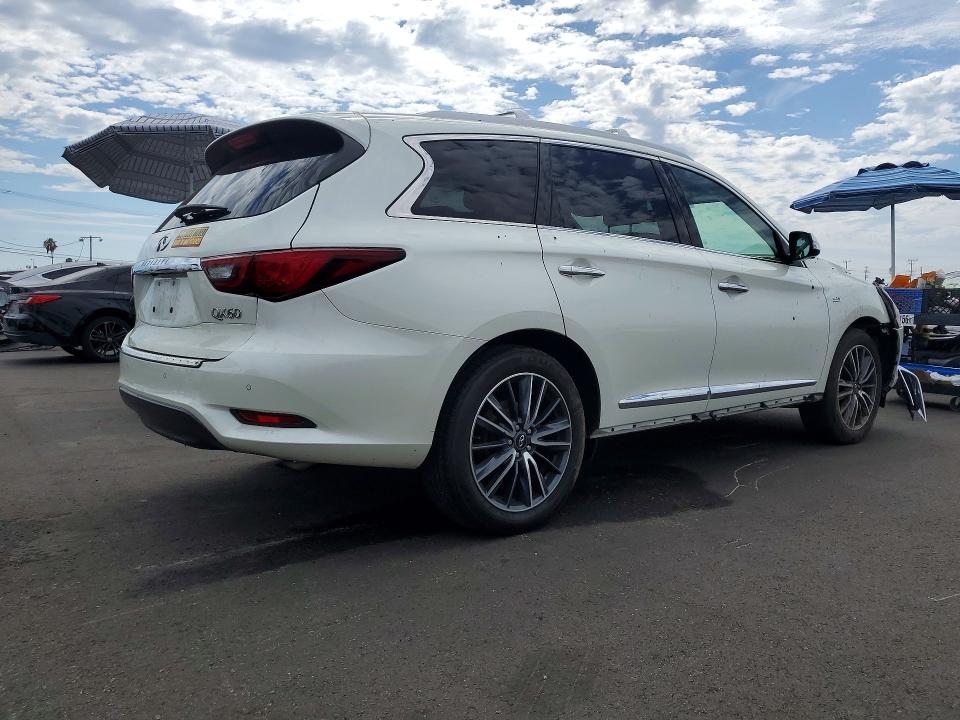 2019 Infiniti Qx60 VIN 5N1DL0MN4KC560048 COPART salvage auction — FRONT END, Ca - Salvage Certificate, sold $3,500 on 2026-07-27 (photo 3)