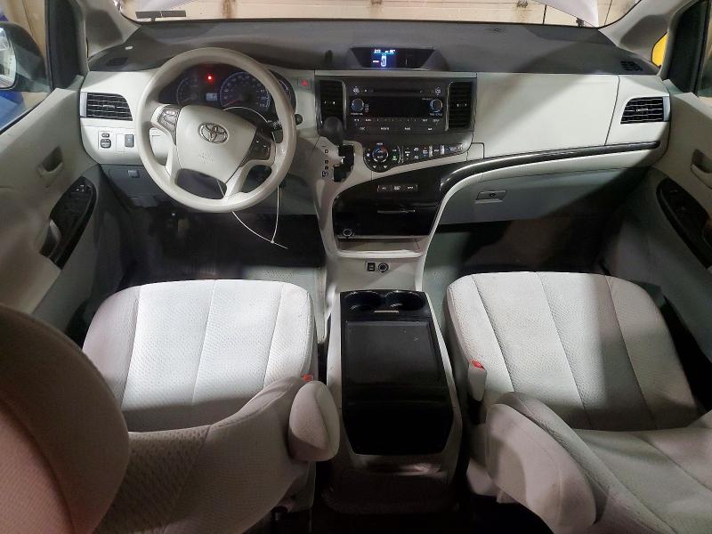 2013 Toyota Sienna VIN 5TDJK3DC8DS069719 COPART salvage auction — FRONT END, PA - CERTIFICATE OF SALVAGE, sold $1,950 on 2026-07-24 (photo 8)