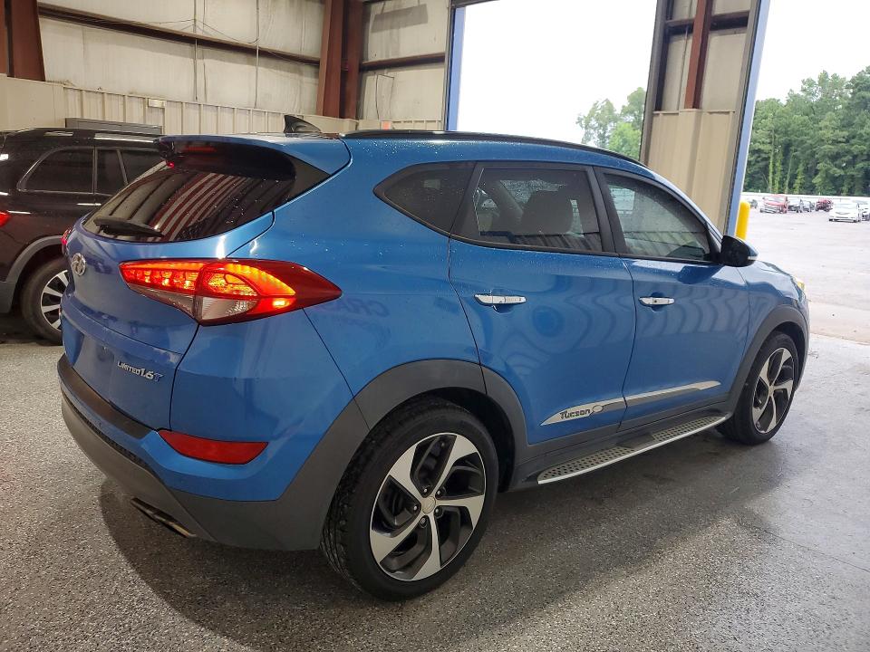 2016 Hyundai Tucson VIN KM8J33A2XGU182429 COPART salvage auction — MINOR DENT/SCRATCHES, Nc - Dealer Only Clean Title, sold $4,350 on 2026-07-30 (photo 3)