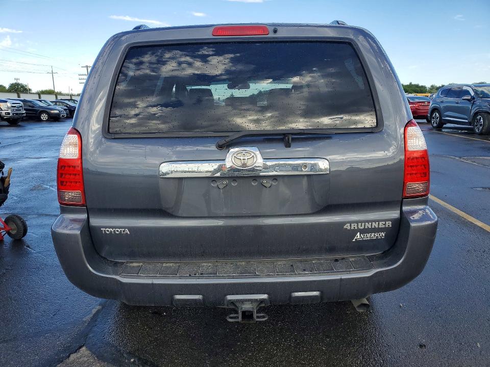 2006 Toyota 4runner VIN JTEBU14R268064123 COPART salvage auction — FRONT END, ID - SALVAGE CERTIFICATE OF TITLE, sold $3,600 on 2026-07-16 (photo 6)
