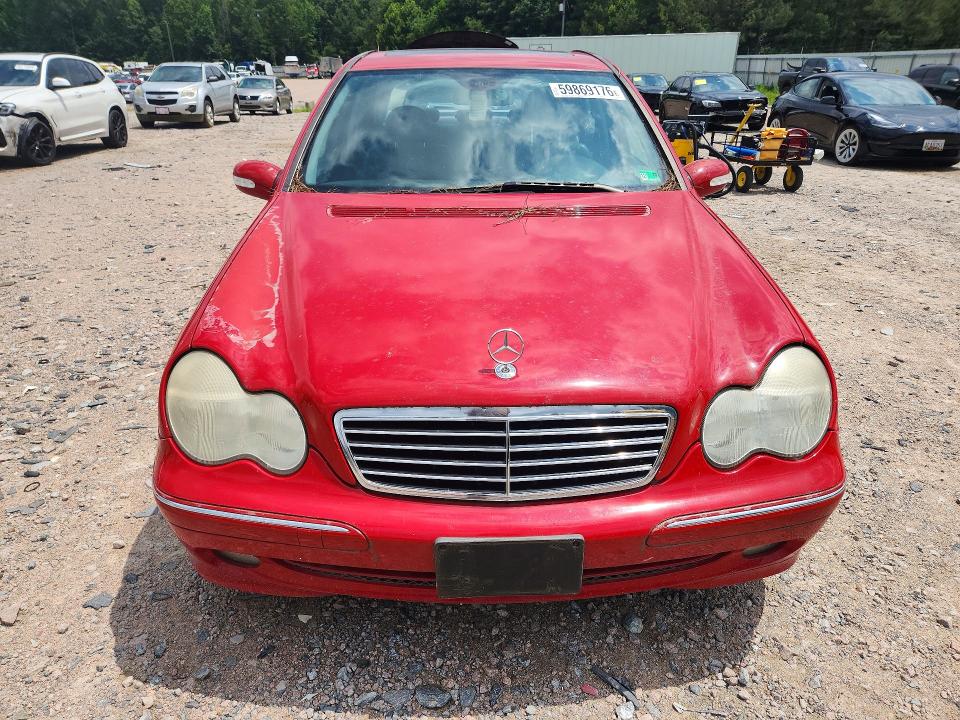 2004 Mercedes-benz C class VIN WDBRF40J64A565695 COPART salvage auction — BURN, Va - Cert Of Title - Salvage, sold $325 on 2026-07-20 (photo 5)