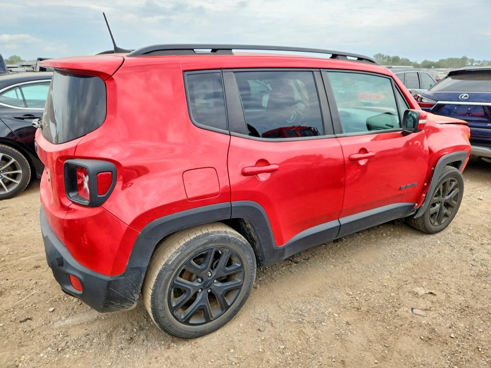 2018 Jeep Renegade VIN ZACCJABB9JPH54900 COPART salvage auction — FRONT END, Il - Certificate Of Title, sold $1,450 on 2026-07-30 (photo 3)