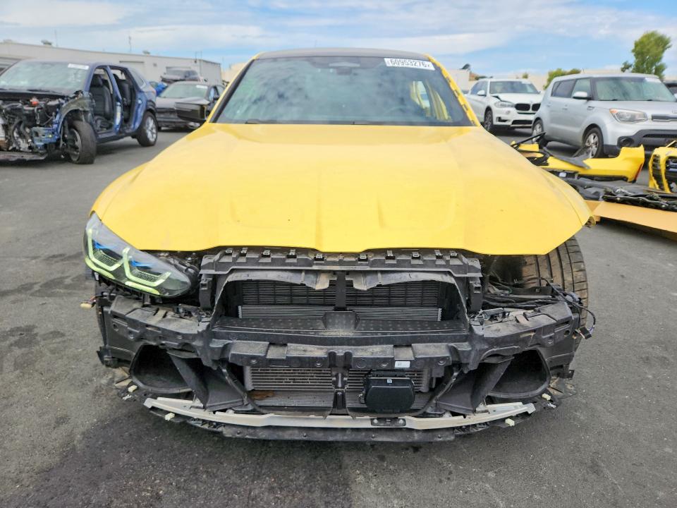 2023 BMW M3 VIN WBS43AY01PFN90020 COPART salvage auction — SIDE, Ca - Salvage Certificate, sold $49,250 on 2026-08-19 (photo 5)