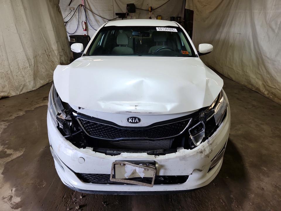 2015 Kia Optima VIN KNAGM4A75F5662364 COPART salvage auction — FRONT END, Pa - Certificate Of Salvage, sold $175 on 2026-07-23 (photo 5)