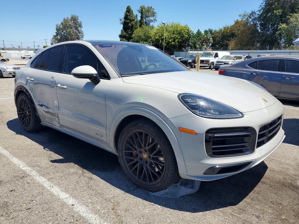 2021 Porsche Cayenne VIN WP1BG2AY8MDA49965 COPART salvage auction — SIDE, Ca - Salvage Certificate, sold $26,250 on 2026-07-24 (photo 4)