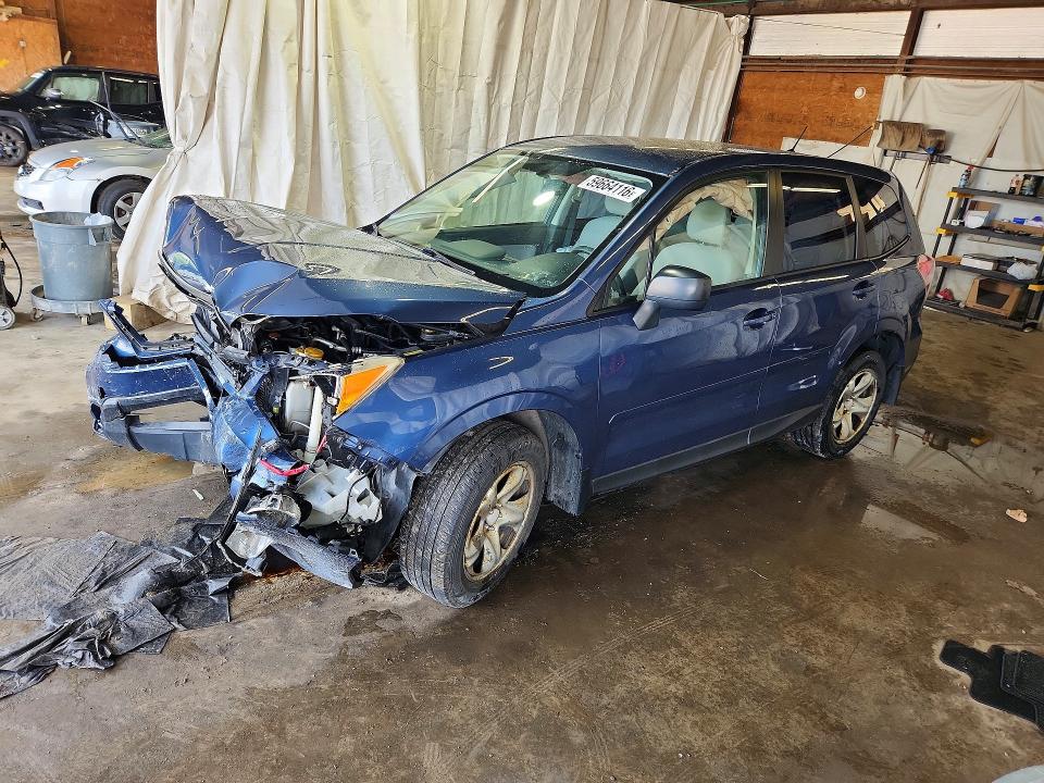 2014 Subaru Forester VIN JF2SJAAC6EH483380 COPART salvage auction — FRONT END, Pa - Certificate Of Salvage, sold $250 on 2026-07-23 (photo 1)