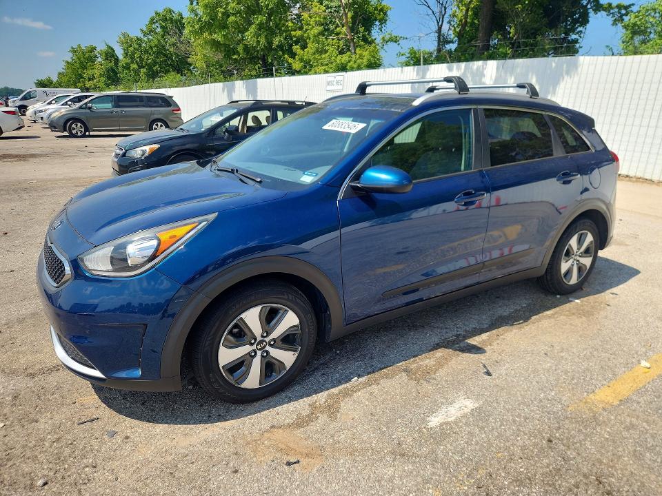 2017 Kia Niro VIN KNDCB3LC4H5056004 COPART salvage auction — FRONT END, Mo - Certificate Of Title, sold $725 on 2026-07-17 (photo 1)