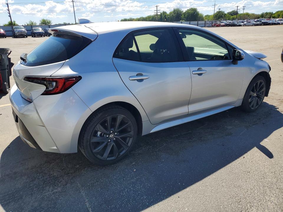 2025 Toyota Corolla VIN JTNC4MBE5S3246640 COPART salvage auction — FRONT END, Id - Certificate Of Title, sold $5,600 on 2026-07-23 (photo 3)