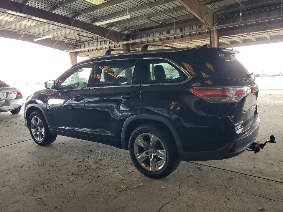 2015 Toyota Highlander VIN 5TDYKRFH5FS048520 COPART salvage auction — SIDE, Ca - Salvage Certificate, sold $4,250 on 2026-07-23 (photo 2)