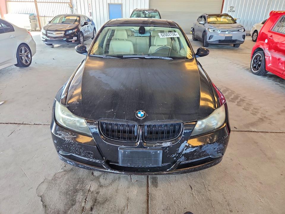 2006 BMW 3 series VIN WBAVB13506KR56053 COPART salvage auction — FRONT END, Ca - Dis/Dlr/Exp Only Clean Title, sold $675 on 2026-07-30 (photo 5)