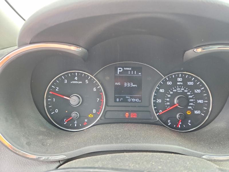2017 Kia Forte VIN KNAFK5A87H5718209 COPART salvage auction — REAR END, TX - CERT OF TITLE-REBUILT SALVAGE (P), sold $950 on 2026-07-30 (photo 9)