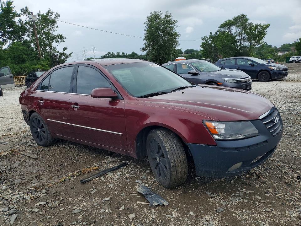 2009 Hyundai Sonata VIN 5NPEU46C79H524877 COPART salvage auction — REAR END, Md - Cert Of Salvage > 75% Damage, sold $125 on 2026-07-23 (photo 4)