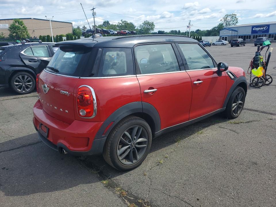 2014 Mini Cooper VIN WMWZC3C52EWP25625 COPART salvage auction — WATER/FLOOD, Ct - Cert Of Title-Flood Salvage, sold $450 on 2026-07-28 (photo 3)
